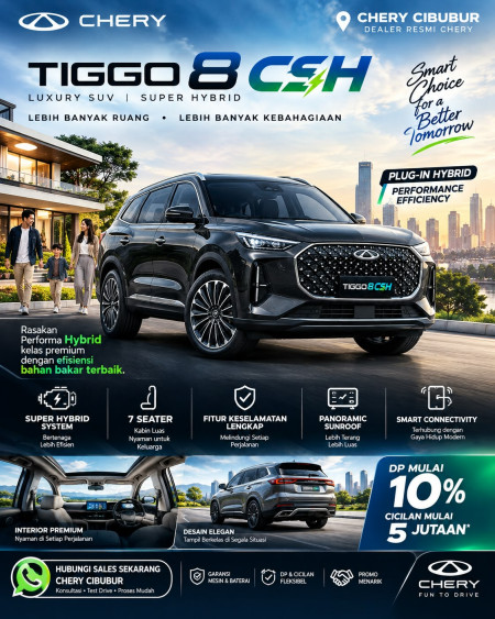Promo Chet Tiggo 8 CHS 2026 - Promo Chery Cibubur 2026